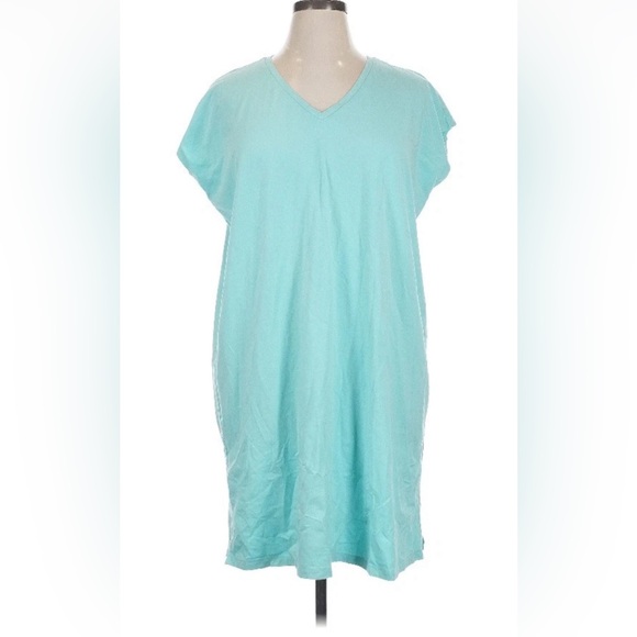 Eileen Fisher Dresses & Skirts - Lot of 3 perfect XL Eileen Fisher spring/summer dresses 48” B aqua grey camel